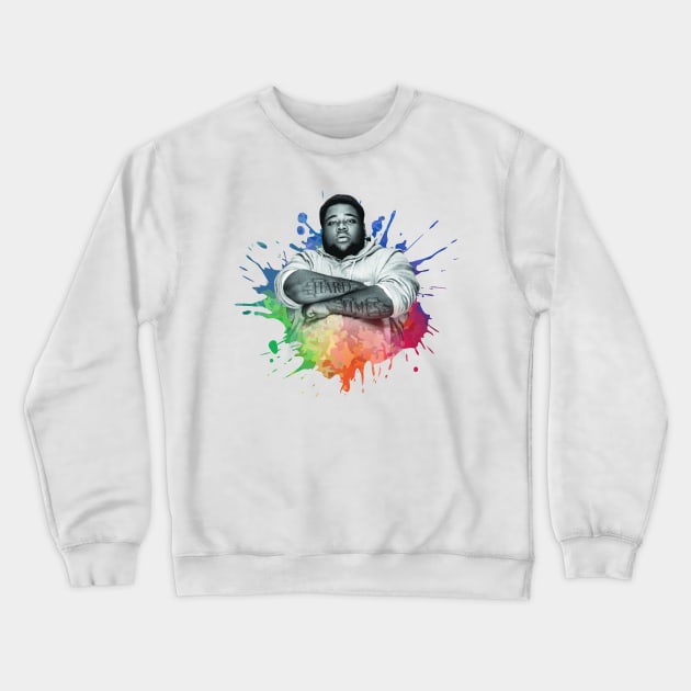 ROD WAVE IN SPLASH COLOR Crewneck Sweatshirt by MufaArtsDesigns